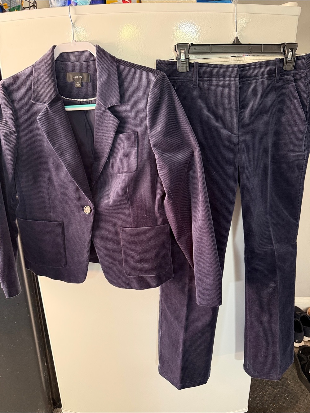 J. Crew Corduroy Suit in Deep Navy